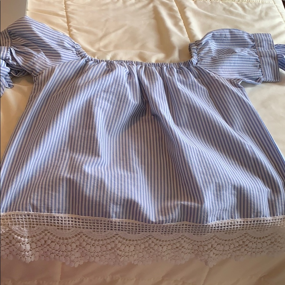 Off the shoulder blouse